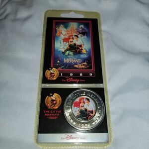 Disney Decades Coin 49 Little Mermaid Ariel Prince Eric King Triton Ursula 1989